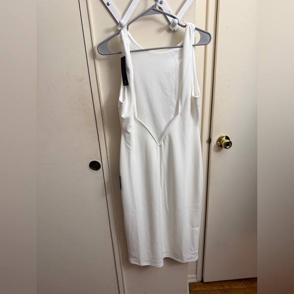 Lulus So Stunning White Backless Midi Dress Size XL NWT - Picture 2 of 3